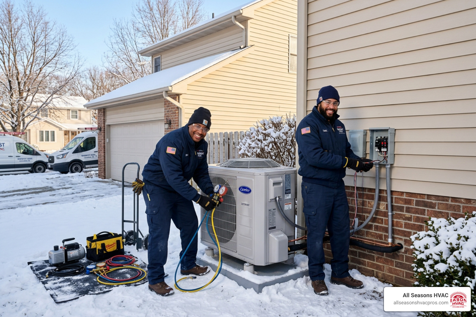 heat pump installation in johnston ia