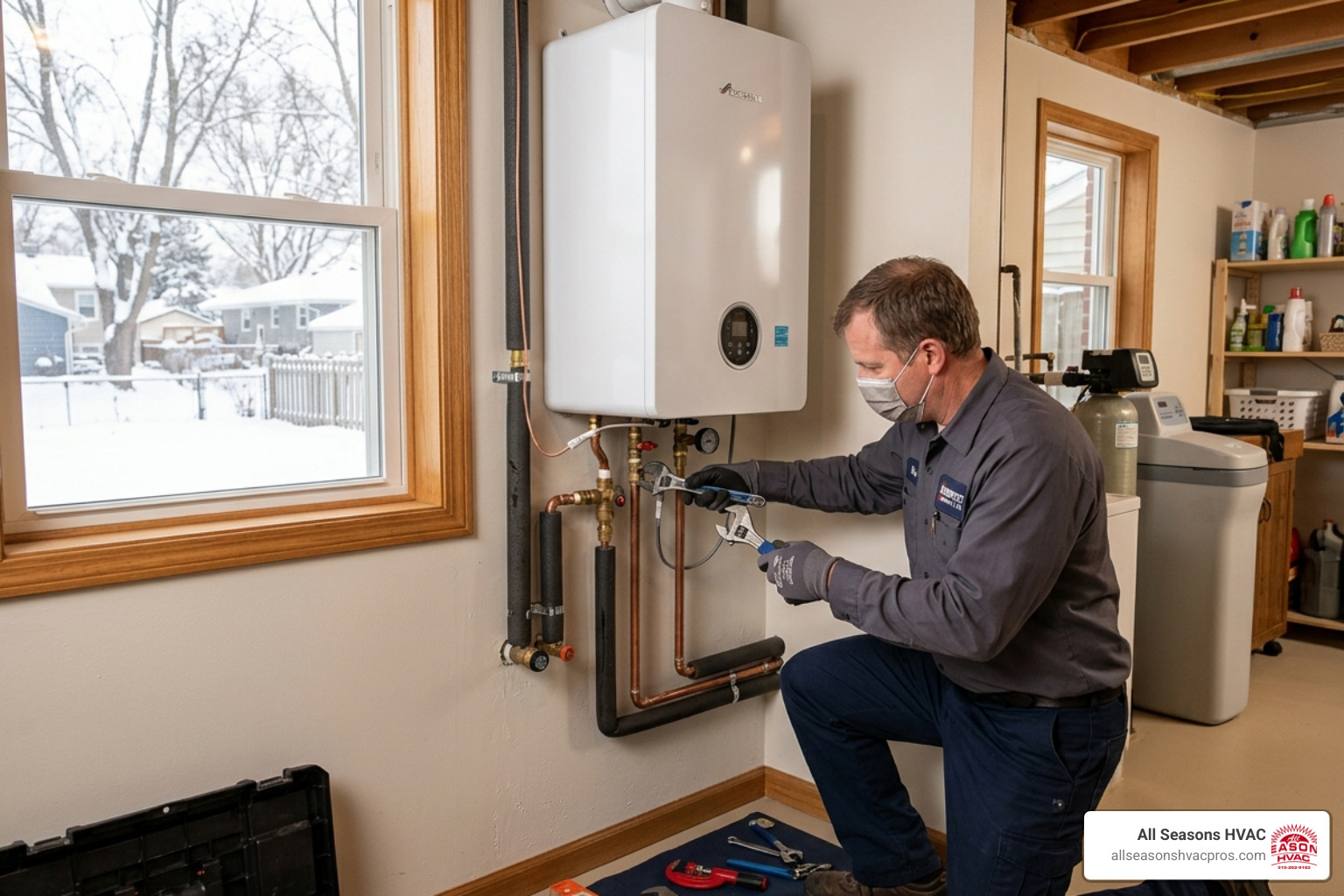 boiler installation in des moines ia