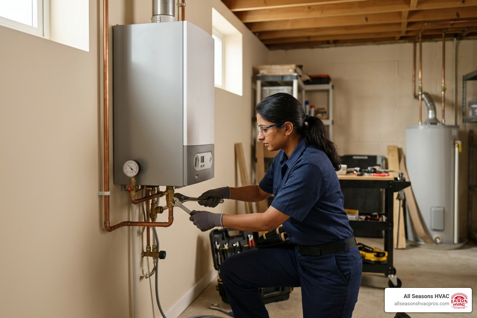 boiler installation in johnston ia