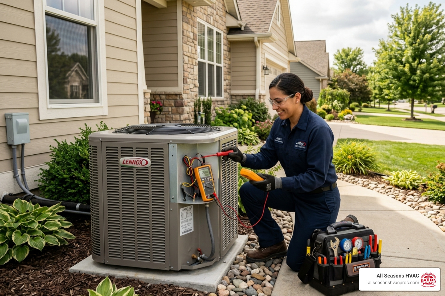 what does an hvac maintenance visit include